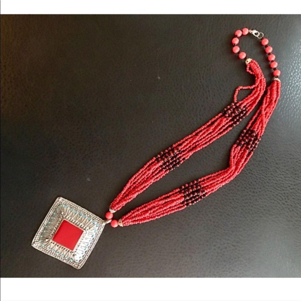 Free People Sexy Boho beaded necklace